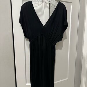 Lush Black V-Neck Dress from Nordstrom